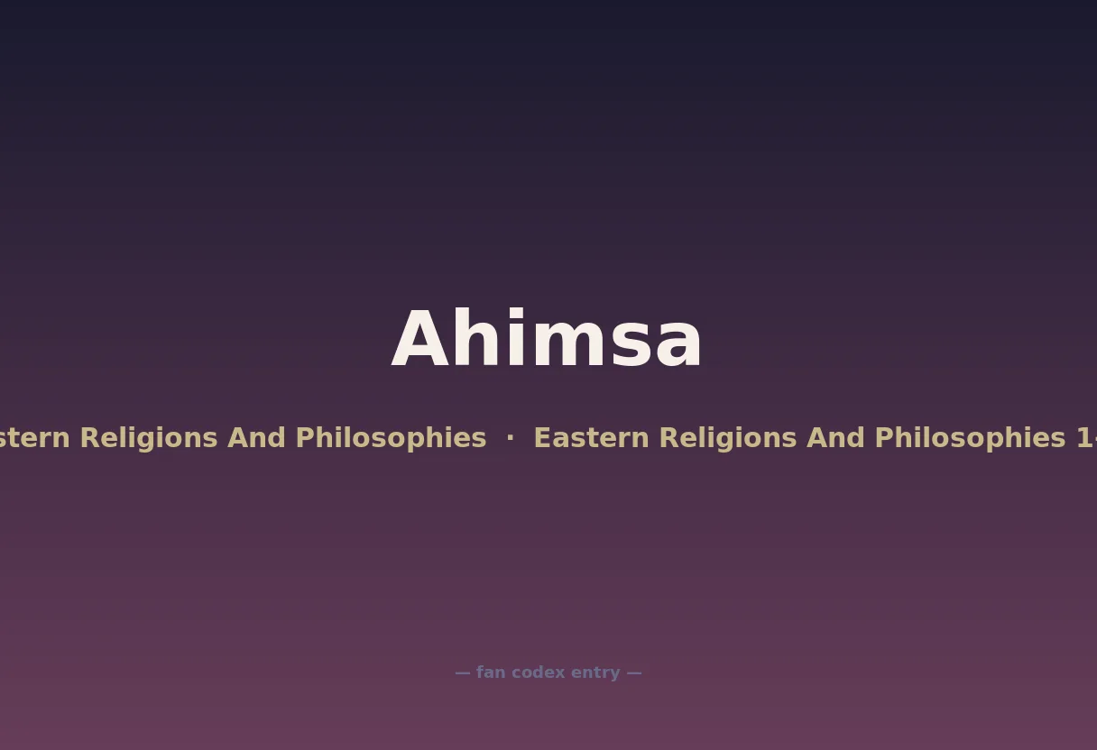 Ahimsa