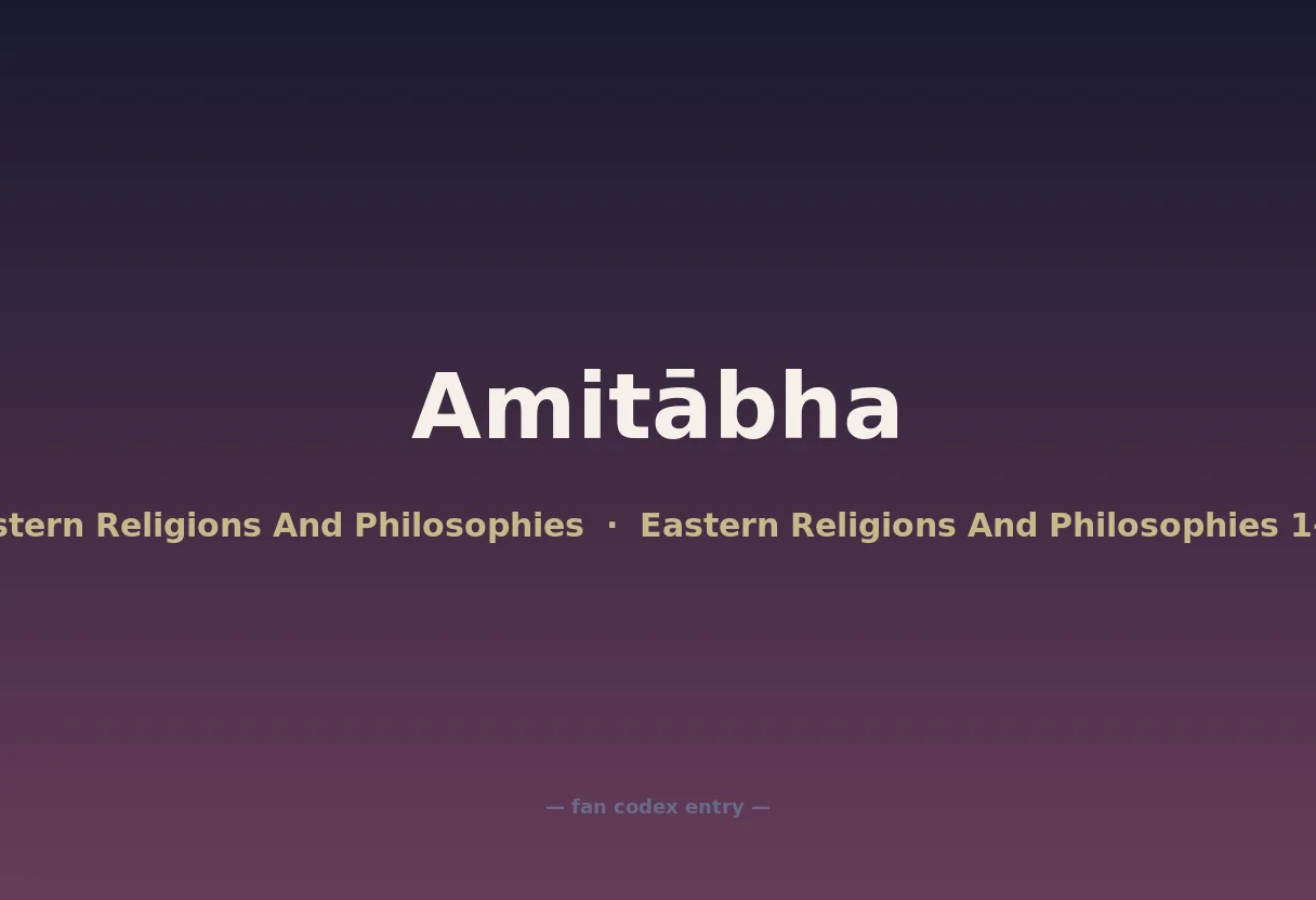 Amitābha