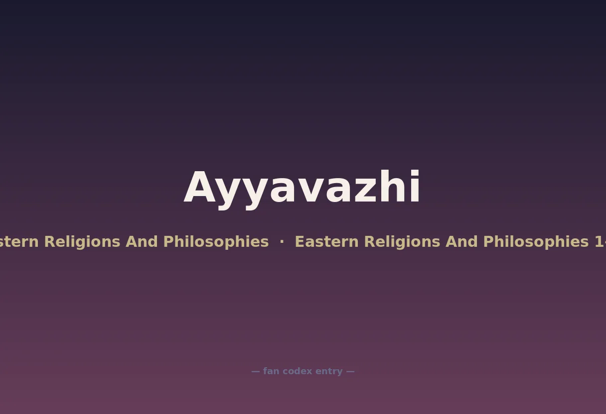 Ayyavazhi