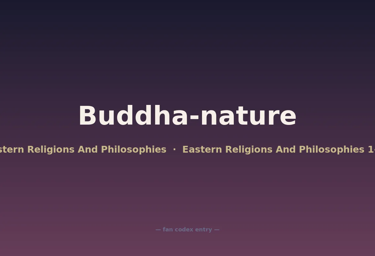 Buddha-nature